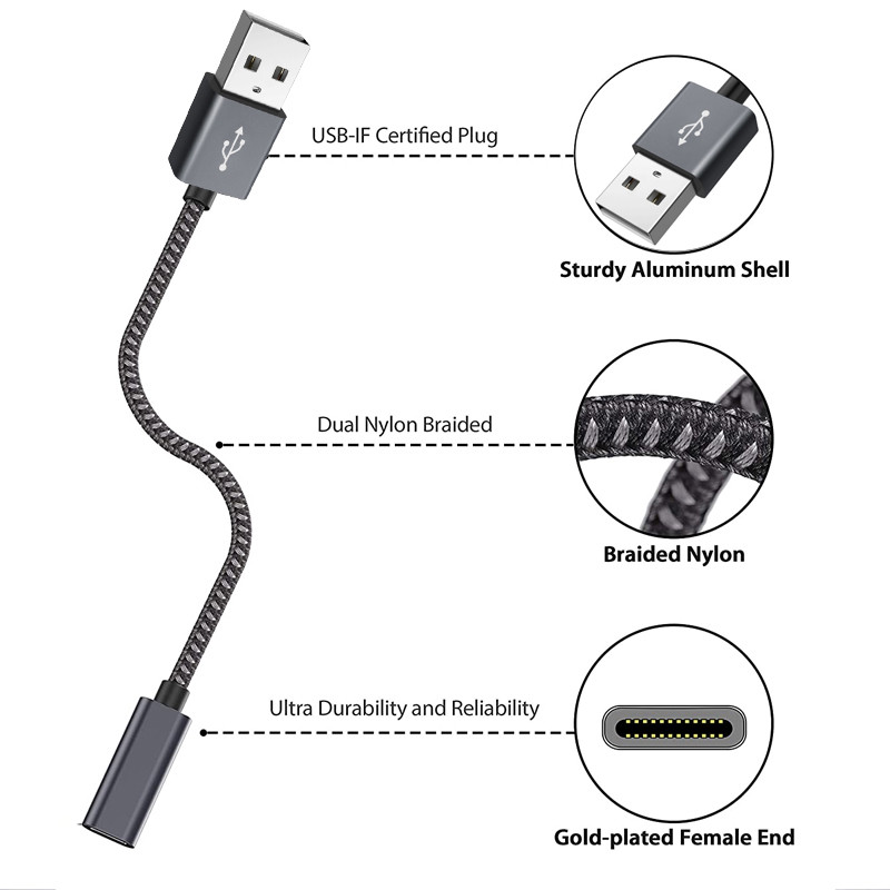 Kábel USB A TO USB C (2)