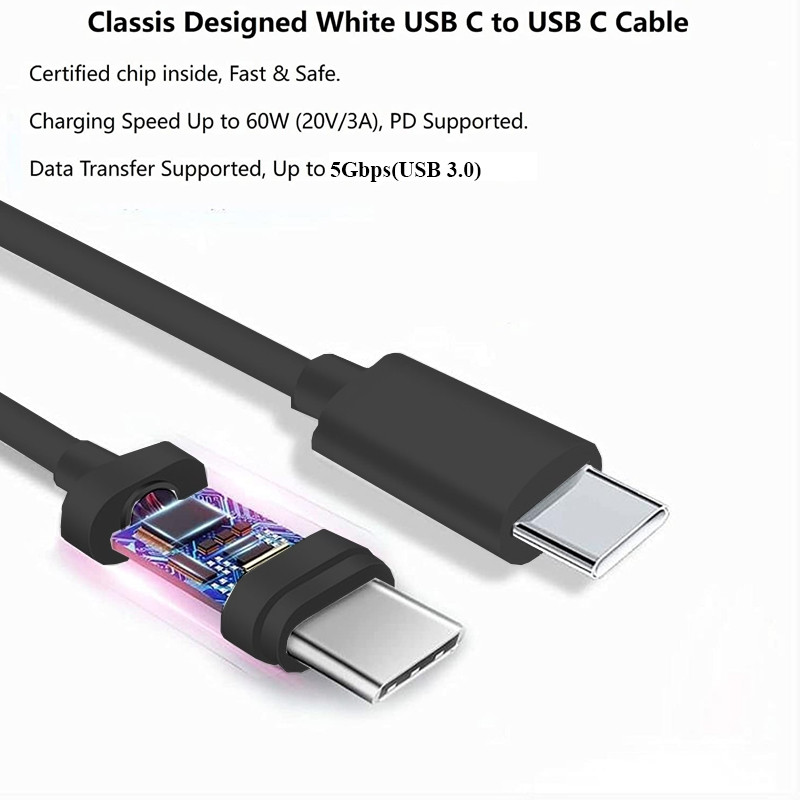 Cavo USB C à C 3.0 PVC TPE (3)