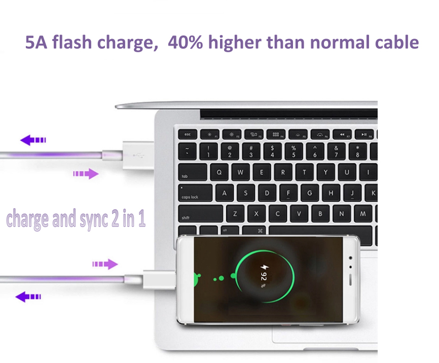 华为手机数据线  数据充电二合一